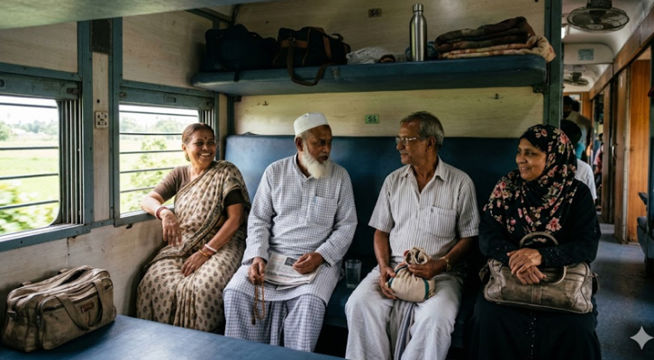 প্রবীণদের জন্য ট্রেনের ভাড়া ফ্রি, মেট্রোরেলে ২৫ শতাংশ ছাড়